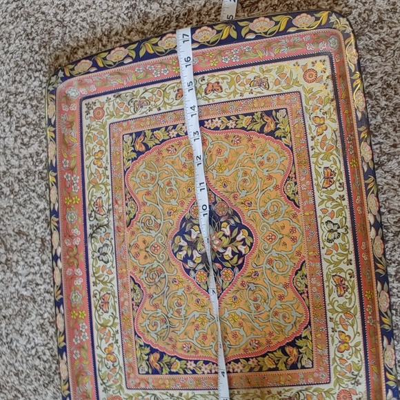 VTG Daher Decorated Ware Floral Serving Tray - Picture 5 of 7